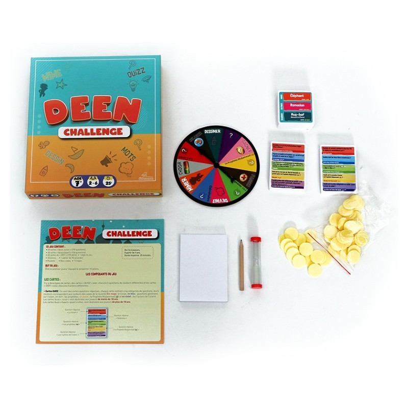 JEU DE SOCIETE - DEEN CHALLENGE JEU EDUCATIF (500 QUESTIONS) - EDITIONS OSRATOUNA – Image 2