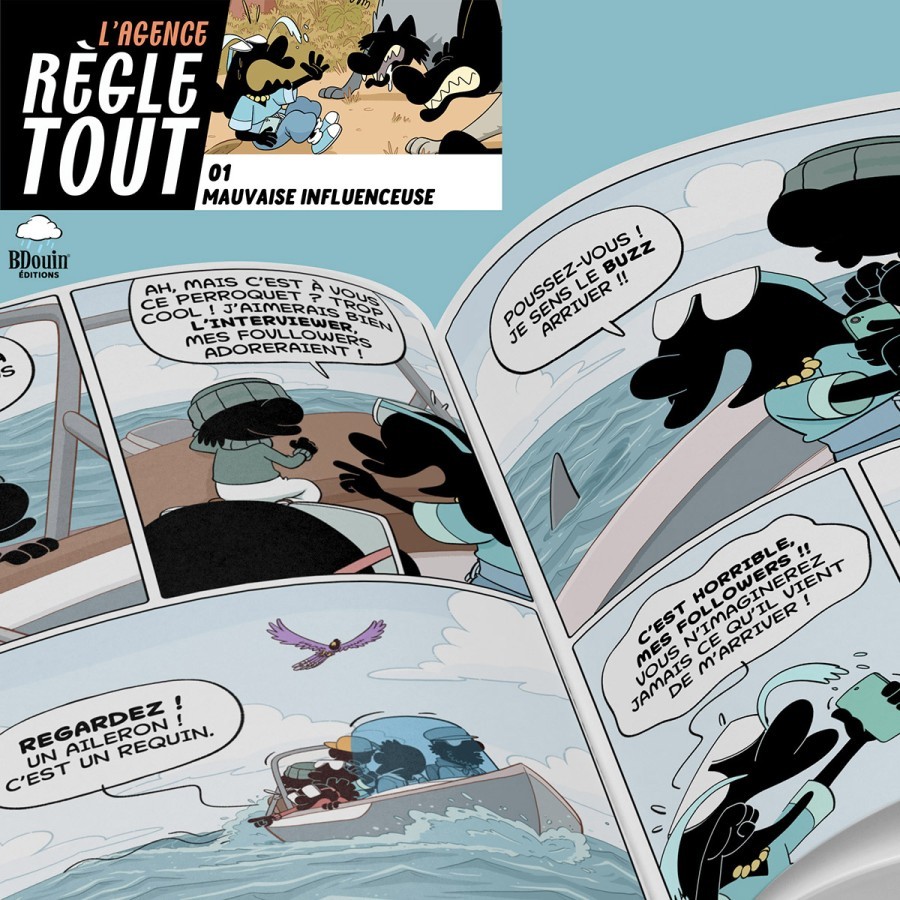 L'AGENCE REGLE TOUT - TOME 1 - MAUVAISE INFLUENCE - EDITIONS BDOUIN – Image 2