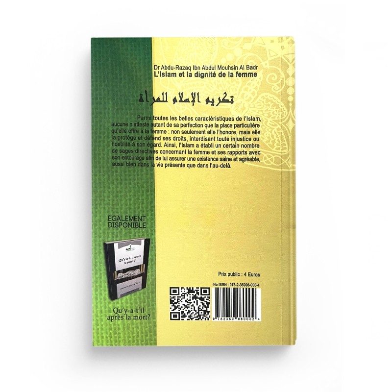 L'ISLAM ET LA DIGNITE DE LA FEMME - CHEIKH 'ABD AL-MUHSIN AL-'ABBAD - EDITIONS ASSIA – Image 2