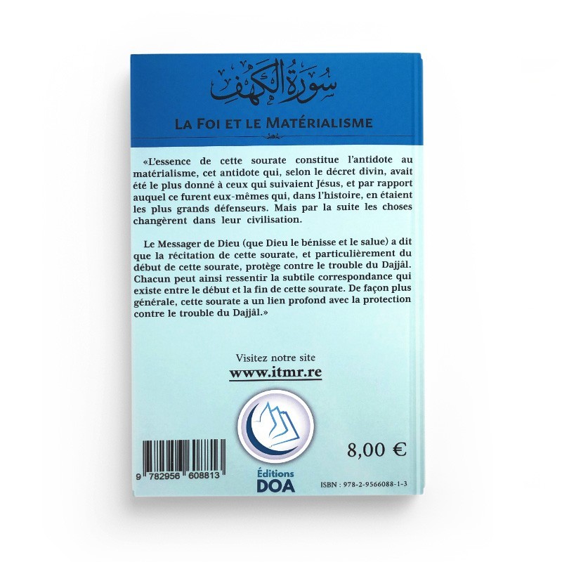 LA FOI ET LE MATERIALISME UNE ETUDE ET LECTURE ORIGINALE DE LA SOURATE AL-KAHF - ABU-L-HASSAN AOLI AN- NADWI - EDITIONS DOA – Image 2