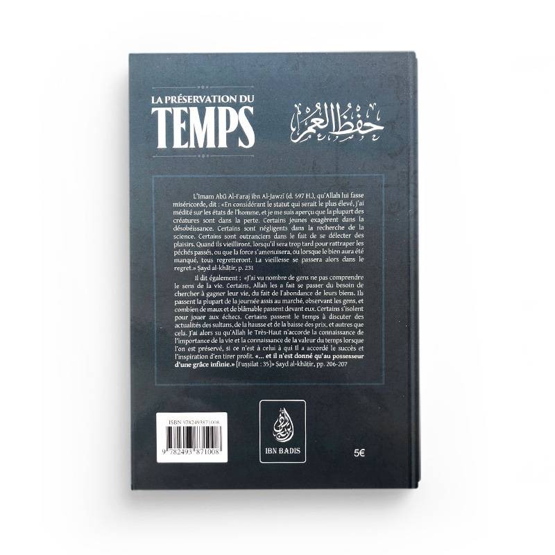 LA PRESERVATION DU TEMPS - ABU AL-FARJ AL-JAWZI - EDITIONS IBN BADIS – Image 2