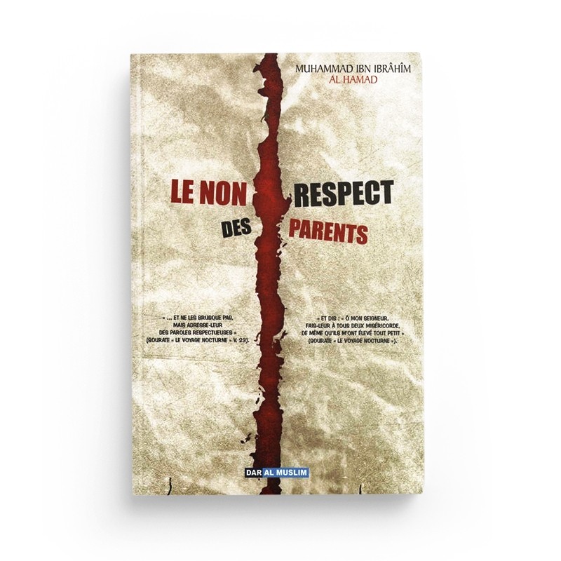 le-non-respect-des-parents-muhammad-al-hamad-editions-dar-al-muslim