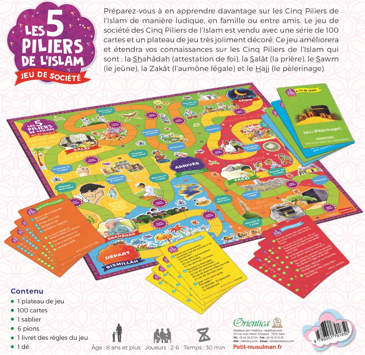 JEU DE SOCIETE - LES 5 PILIERS DE L'ISLAM - EDITIONS ORIENTICA – Image 3