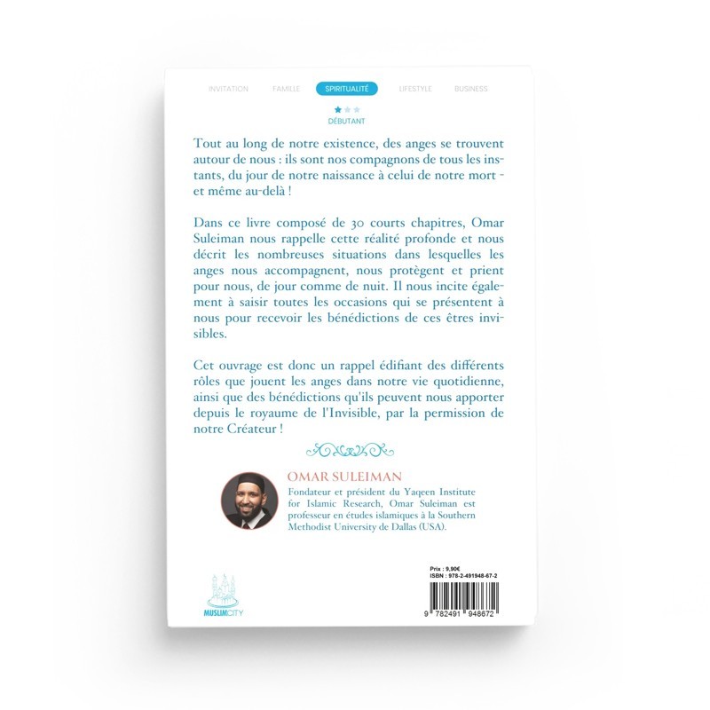 LES ANGES AUTOUR DE NOUS, 30 APERCUS DU MONDE INVISIBLE - OMAR SULEIMAN - EDITIONS MUSLIMCITY – Image 2