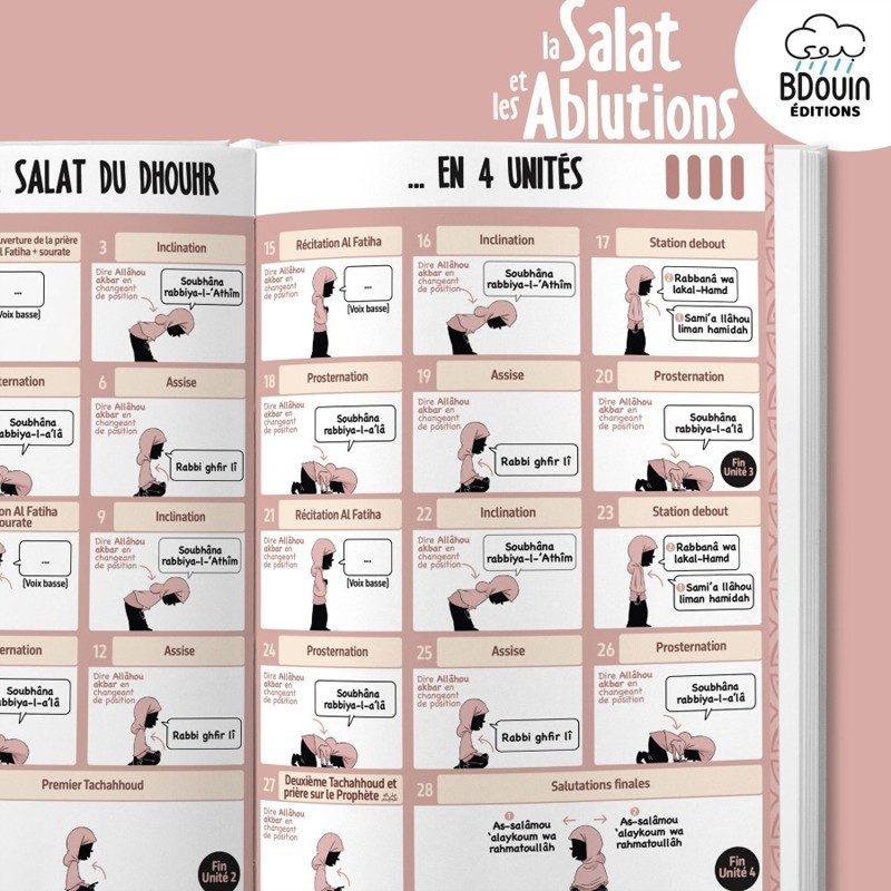 LE MINI GUIDE - LA SALAT ET LES ABLUTIONS - VERSION FILLE - EDITIONS BDOUIN – Image 2