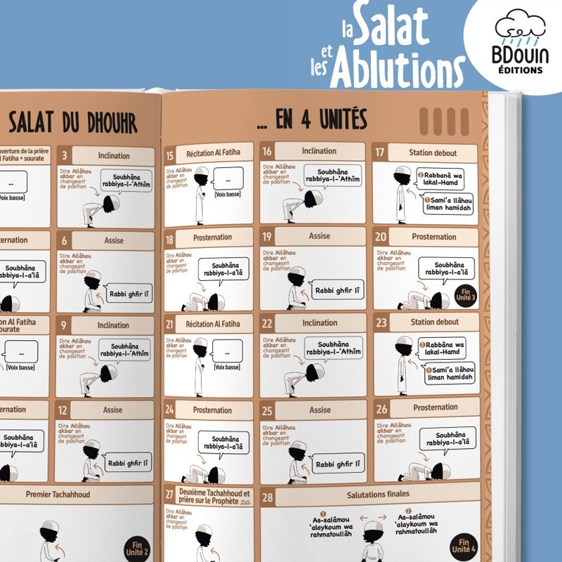 MINI GUIDE ILLUSTRE - LA SALAT ET LES ABLUTIONS - VERSION GARCON - EDITIONS BDOUIN – Image 2