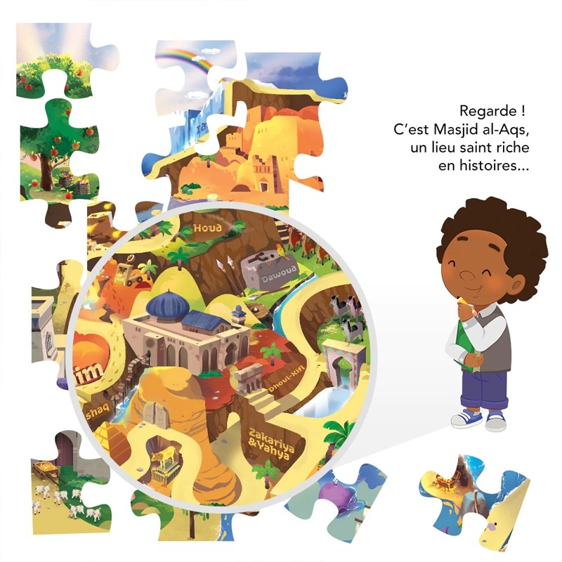 PUZZLE EDUCATIF - L'ODYSEE DES PROPHETES 178 PIECES - EDITIONS LEARNING ROOTS – Image 5
