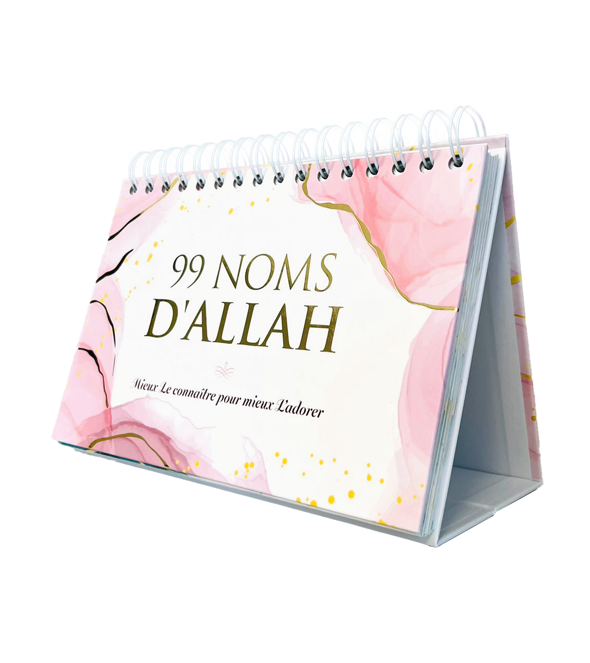 99-noms-d-allah-calendrier-chevalet-rose-editions-al-hadith