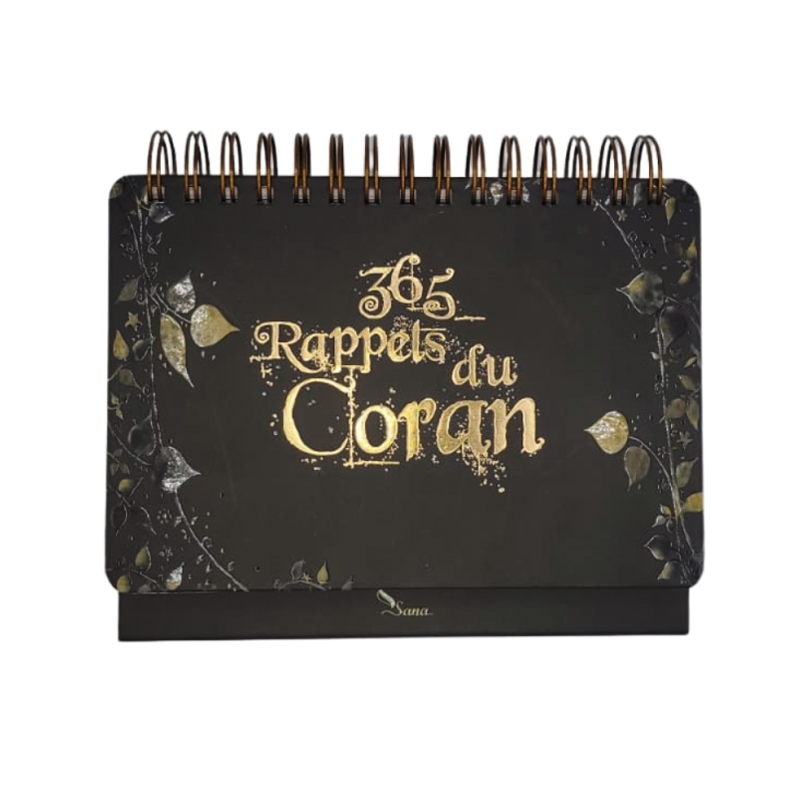 calendrier-chevalet-365-rappels-du-coran-noir-editions-sana
