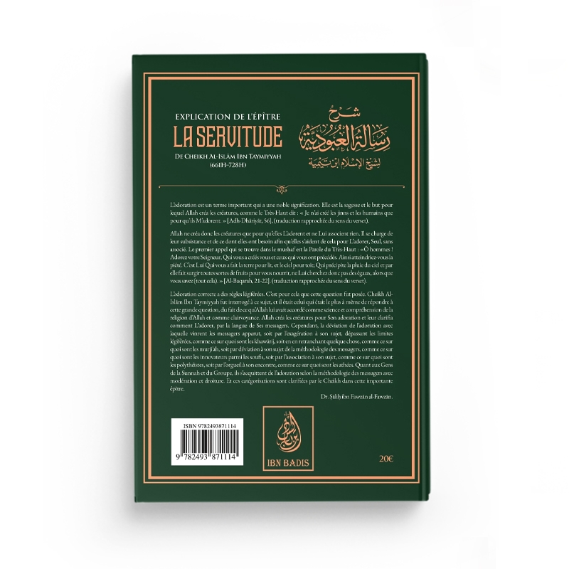 explication-de-l-epitre-la-servitude-ibn-taymiyyah-editions-ibn-badis-1