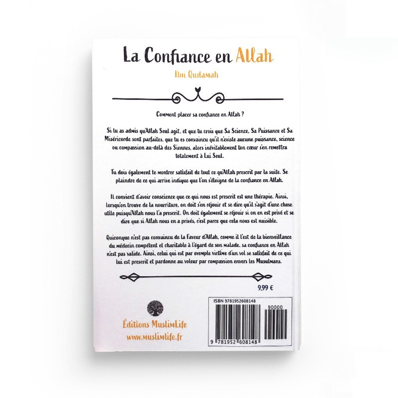 LA CONFIANCE EN ALLAH IBN QUDAMAH - EDITIONS MUSLIMLIFE – Image 2