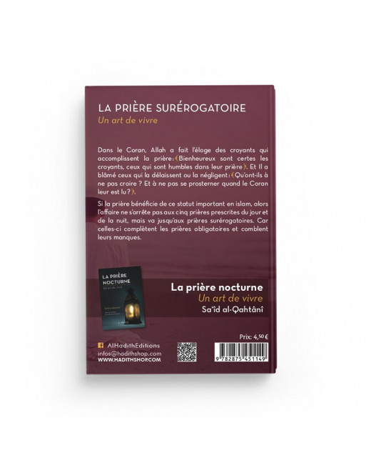 LA PRIERE SUREROGATOIRE - UN ART DE VIVRE - EDITIONS AL HADITH – Image 2