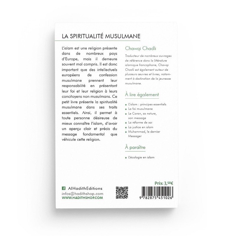 LES VALEURS DE L’ISLAM – LA SPIRITUALITE MUSULMANE – EDITIONS AL HADITH – Image 2