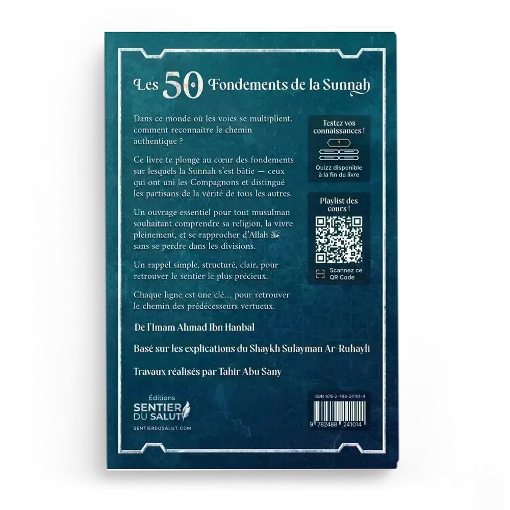 les-50-fondements-de-la-sunnah-imam-ahmad-ibn-hanbal-sulayman-ar-ruhayli-editions-sentiers-du-salut