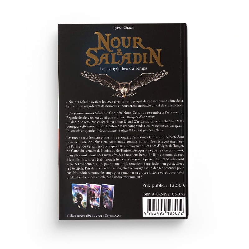 SALADIN TOME 4 - NOUR ET SALADIN LES LABYRINTHES DU TEMPS - LYESS CHACAL - EDITIONS ORYMS – Image 2